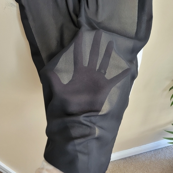 Stella & Jamie | Mixed Material Black & White Studded Tank Top Size Medium - Picture 5 of 6